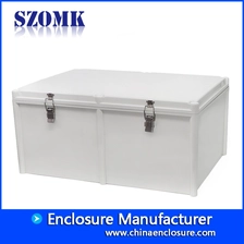 Китай szomk hinged waterproof weatherproof enclosure for outdoor 560*380*265mm AK-02-35-JK производителя