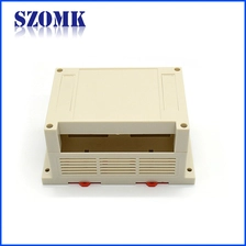Cina szomk plastic din rail enclosure for eletronic device custom plastic manufacturer enclosure produttore
