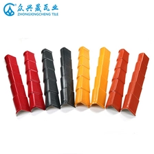 Chine Tuile de toit d'étanchéité d'avant-toit gauche/droite ZXC - Accessoires de tuile de toit ASA de style espagnol fabricant
