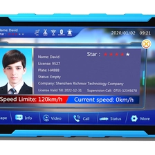 China Monitor de tela de toque para solução de MDVR terminal de dados móvel de táxi competitivo manufacturer