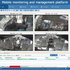 China 4CH DVR móvel com GPS 3G WiFi & Intercom geo cerca fabricante
