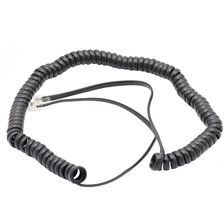 China 26AWG 28 AWG 30 AWG 4 Kern 6 Kern flexibles schwarzes PVC-Spulenkabel China-Lieferant Hersteller