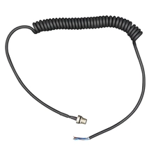 China 3 4 5 6 8-poliger Stecker M8 M12 Spiralkabel für Front- oder Rückwandmontage Hersteller