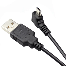 China Gewohnheit 90 Grad-Mikrousb 5 Pin-Datenaufladungskabel 4 rechtwinkliges Mikrousb-Kabel des Kerns 4 Hersteller