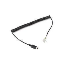 China Fabrik OEM Fertigung Männlich 6PIN 7PIN 8PIN 9PIN 10PIN MIDI MINI DIN-Spiralkabel Hersteller