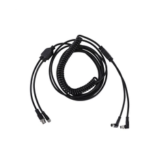 China M12 M8 1 to 4 way splitter coiled cable Hersteller