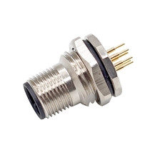 China M12 gerade 3 4 5 6 8-poliger Stecker auf der Vorder- oder Rückseite der Platine Hersteller