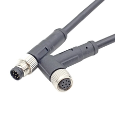 China M8 A Code 3 4 5 6 8-polig männlich weiblich gerade rechtwinklig Kniestück PVC-Pur-Kabel Hersteller
