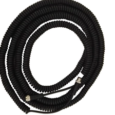 China One of the 3000 mm coiled closed length manufacturer of M12 male female 3 4 5 6 8 12 17 core retractable coiled electrical power cord cable manufacturer
