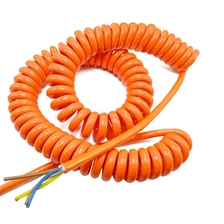 China Orange 20 AWG Kupferlitze 4-adriges gewickeltes Elektrokabel Hersteller