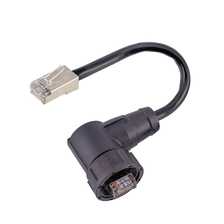 China RJ45 right angle male plastic plug (thread) Hersteller