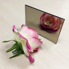 China 1/4 inch hotel bathroom wall decorative bronze mirror 6mm factory price manufacturer