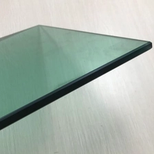 China 10mm verde claro preço de vidro temperado, 3/8 '' verde de vidro temperado colorido fabricante China fabricante
