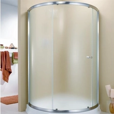 porcelana 8mm 10mm 12mm puertas de ducha de vidrio curvo fabricante de China fabricante