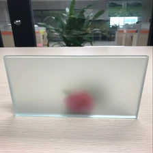 China CE certification 10mm Acid Etched tempered glass manufacturer China manufacturer