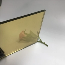 Çin Ucuz fiyat 5mm altın yansıtıcı boyalı float cam tedarikçi Çin üretici firma