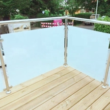 Chine Chine très beau verre dépoli décoratif VSG 442 pour garde-corps, verre traité à l'acide 8,76 mm fournisseurs de verre feuilleté fabricant