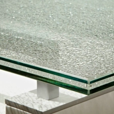 Chiny Dobra cena 5 + 5 + 5mm lodu pęknięty laminowane szkło producent Chiny producent