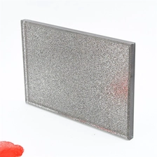 الصين China Decorative Fabric Laminated Glass Factory Laminated Glass 10mm 12mm الصانع
