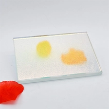 الصين Decorative Wall Art Laminated Textured Glass With Fabric For Partition Wall الصانع