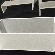 China Struktur Sicherheit super klar niedrigen Eisen matt U-Profil Glas Hersteller Hersteller
