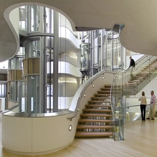 China super claro e temperado laminado vidropara elevador exterior,  de baixo teor de ferro  laminado vidro para elevador interior, alta definição moderno de elevador vidro fabricante