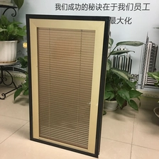 中国 内蔵ルーバー断熱ガラス、断熱ブラインド粉砕ガラス、ブラインド付きダブルガラス メーカー