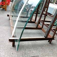 الصين KXG 13.52 mm SentryGlas زجاج الأمان مغلفة سلامة قوية سعر المصنع ، 6 mm +1.52 mm SGP +6 mm منحني الزجاج الصين الصانع