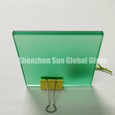 Cina Vetro stratificato PVB satinato da 13,52 mm, vetro stratificato temperato di colore verde da 1/2 pollice Fabbrica di vetro certificata SGCC, vetro ESG VSG 66,4 a colori Produttore di vetro certificato CE produttore