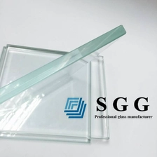 Chine usine de verre de faible teneur en fer 19mm, 19mm verre extra clair prix en Chine, panneau de verre transparent ultra 19mm fabricant