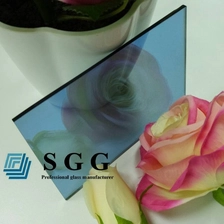 China 5 mm hellblau reflektierende Glas, 5 mm hellblau beschichtete Glas-Fabrik, 5 mm blau reflektierende Glas Panel Hersteller