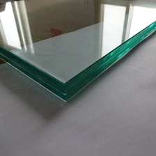 China 8.89mm half tempered SGP film laminated glass, bespoken laminated half tempered glass 8.89mm thickness DuPont sentry film interlayer, 4MM+4MM SGP half tempered laminated glass manufacturer