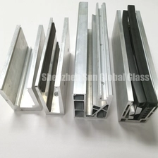 China Al u mini u m U-Kanal für Geländerglas, U-Formkanal für Zaunglas, al u mini u m Profil u-Kanal für bal u-Stradeglas Hersteller