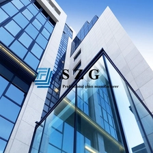 Cina Su misura 24mm vetro doppio vetrate, 6mm + 12a + 6 mm vetro isolato facciata in vetro, vetro strutturale su misura facciate 24mm vetro isolato produttore