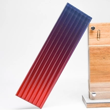 China Stripe Decorative Glass Gradient Laminated Glass For Furniture Door Partitions Glass Hersteller
