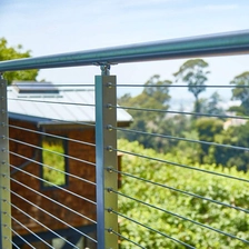 Chine Systèmes de garde-corps en acier inoxydable, SS 304 316 Tension Fil Triature, Balustrade de câble horizontal métallique fabricant