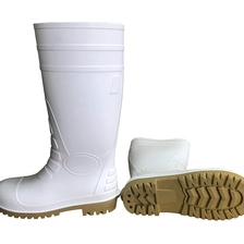 China Botas de chuva do trabalho da indústria alimentar 108-2 com o dedo do pé do aço do CE fabricante