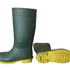 China Botas de segurança de aço inoxidável pvc toe 108-4 CE fabricante