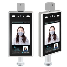 porcelana Múltiples idiomas del sistema Dispositivo de control de acceso de reconocimiento facial dinámico con función de detección de temperatura fabricante