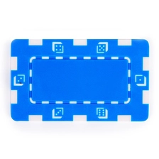 Китай Blue Composite 32g Square Poker Chip производителя
