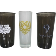 China Plastic Cup VS Glass Cup UV Printing manufacturer