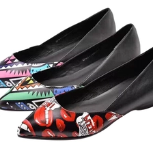 China UV Print Leather Shoes manufacturer