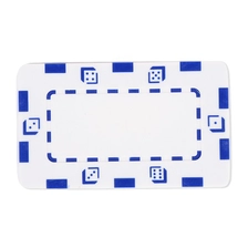 China White Composite 32g Square Poker Chip manufacturer
