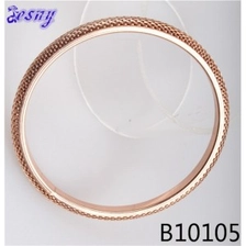 الصين 2014 fashion korean rose gold twisted wire bangle B10105 الصانع