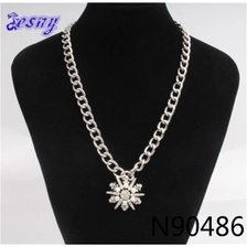 الصين 2014 new fresh water pearl flower pendant necklace N90486 الصانع