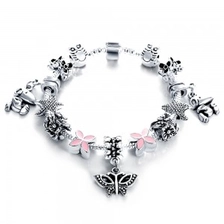 China 2018 Jewellery European Style Charm Bracelets For Women Antique Silver Multi Design Metal Bead DIY Jewelry manufacturer