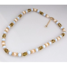 الصين Beads For Jewelry Making Fashion Necklace Match with Clothes for Girls Mutli Color Bead Necklace الصانع