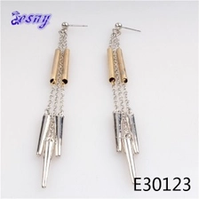 الصين Coconut wood 2 gram gold beautiful designed earrings E30123 الصانع