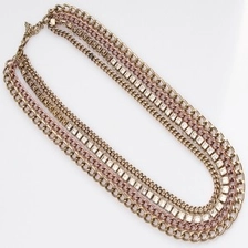 الصين Diamond Crystal Chains Necklaces Wholesale N90007 الصانع