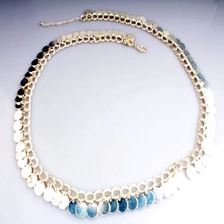 الصين Fashion gold silver coin chain belly dance waist belt BT60035 الصانع